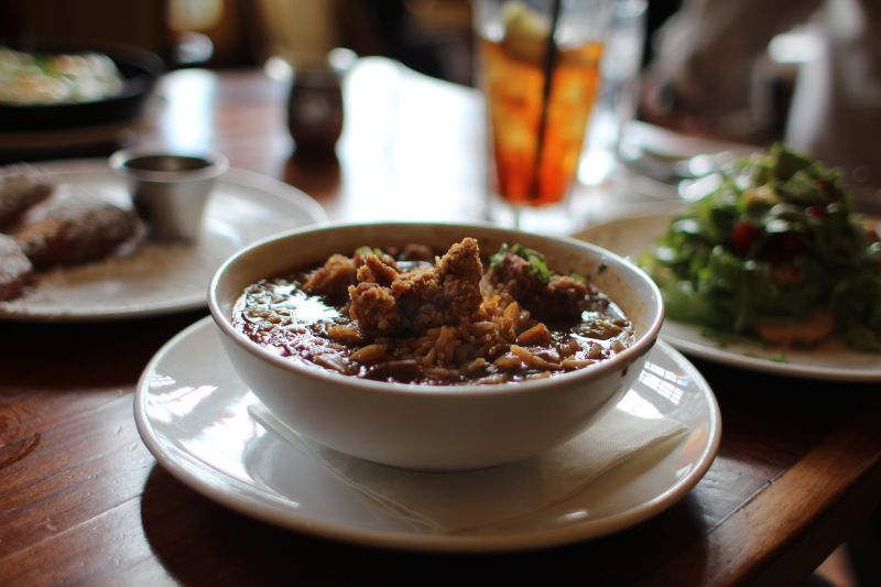 Crispy Fried Chicken Gumbo Entree
