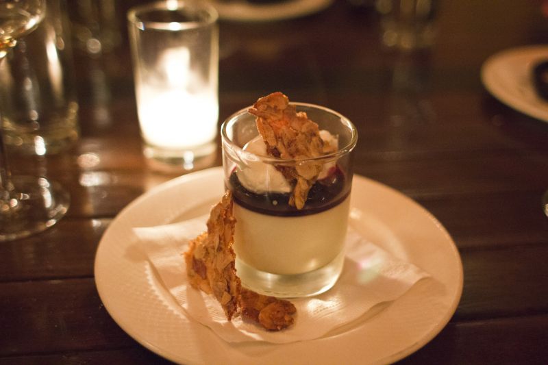 Vanilla bean panna cotta 
