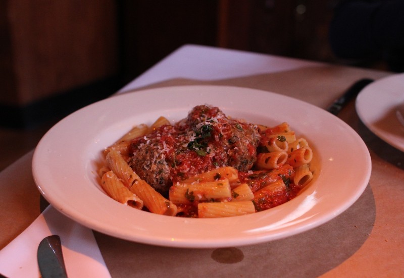 Rigatoni And Mama's Meatballs 