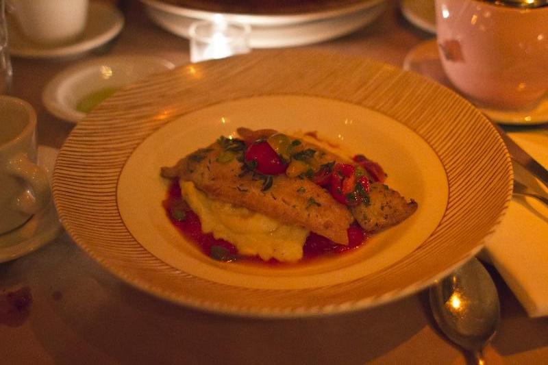 Herb-Crusted Rockfish Fillet Napolitano 