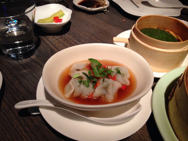 Poached Peking Chicken Dumpling 