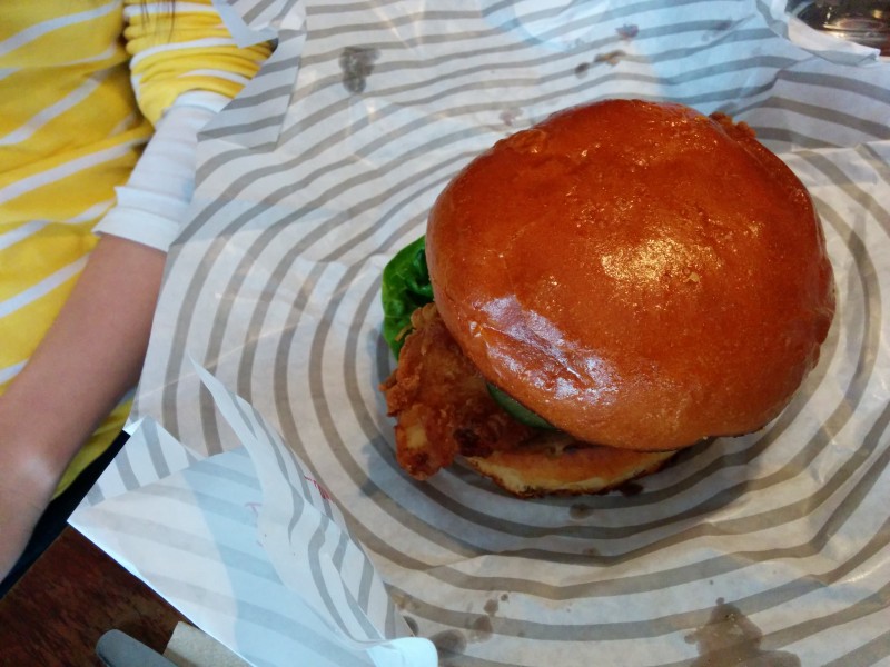 'Hot Chic' Chicken Burger