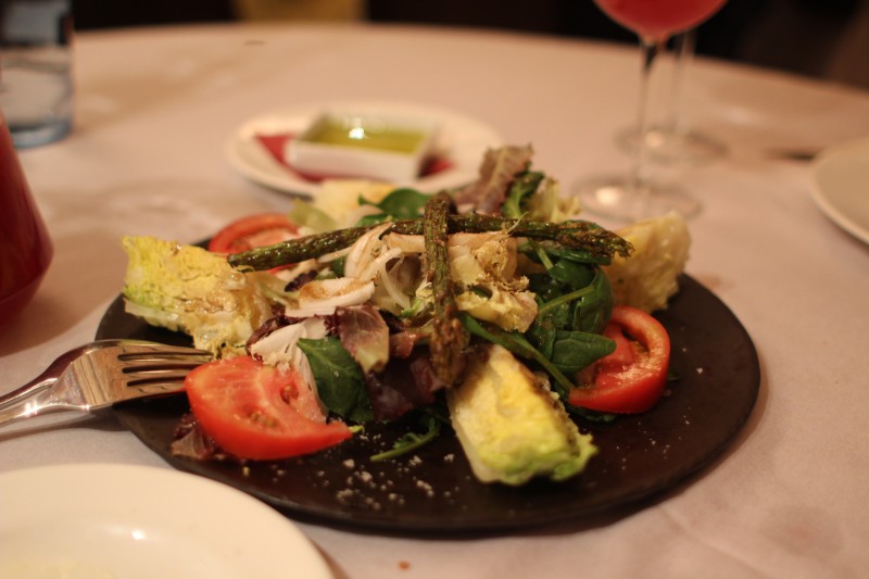 traditional green salad