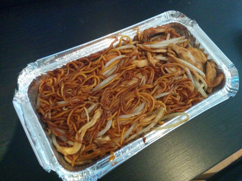 shredded Chicken Fried Noodles Ho Fun