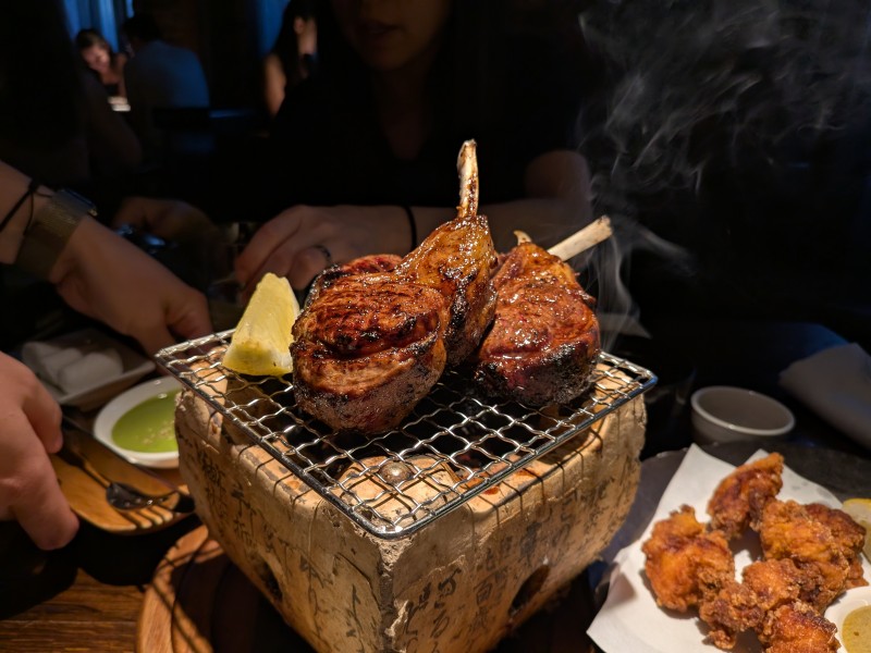 Teriyaki gippsland lamb chops