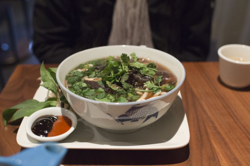 Mushroom Pho, Shimeji, Woodear, Shitakes