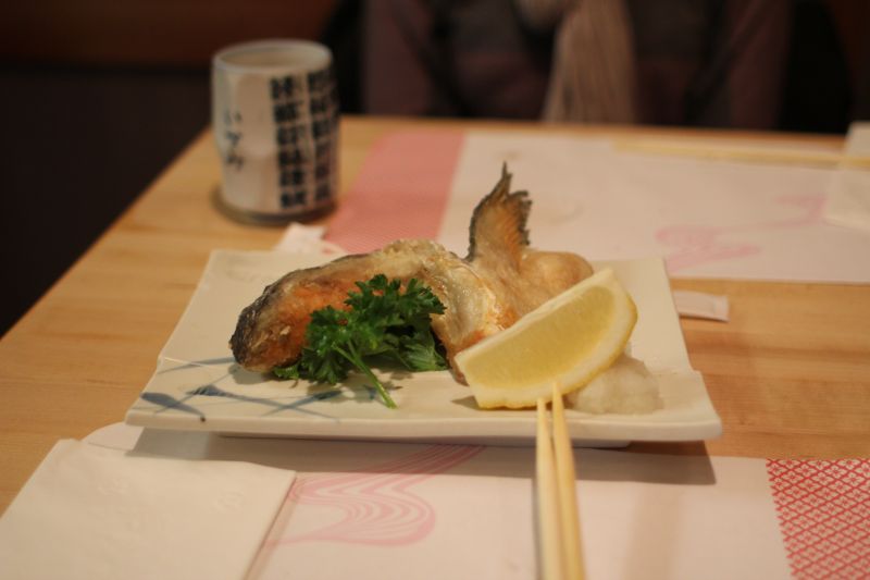 Fried Salmon Kama 
