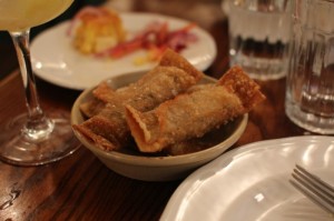 Chicken Saltado Tequenos