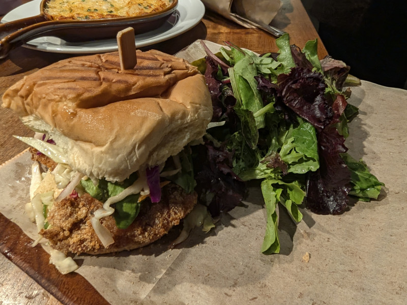 Crisp Oven Fried Chicken Sandwich