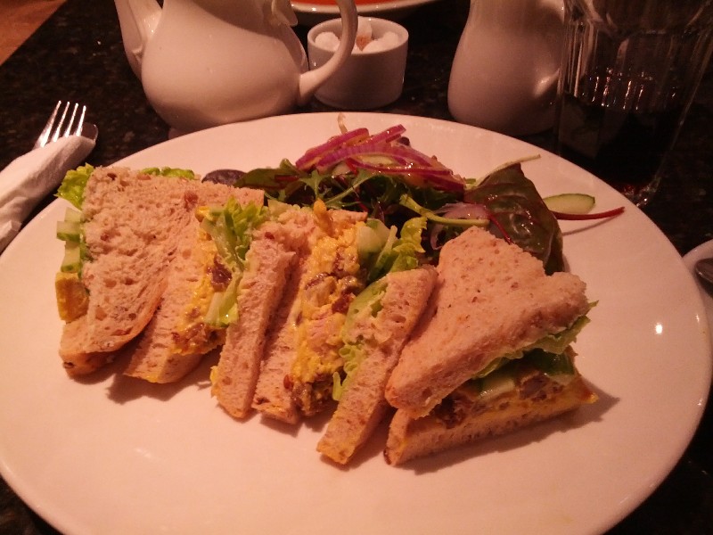 Chicken Coronation Sandwich