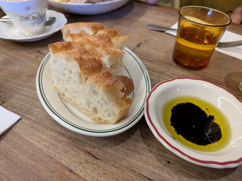 House made focaccia 