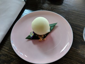 Pineapple yuzu sorbet