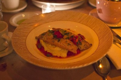 Herb-Crusted Rockfish Fillet Napolitano 