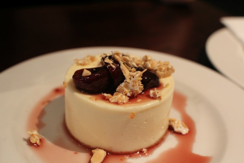 Cherry Almond and Amaretto Cheesecake