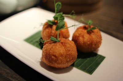 Roasted duck pumpkin puff