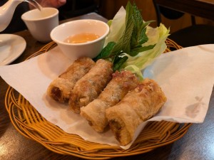 Cha gio chay/Crispy Vegetarian Spring Rolls