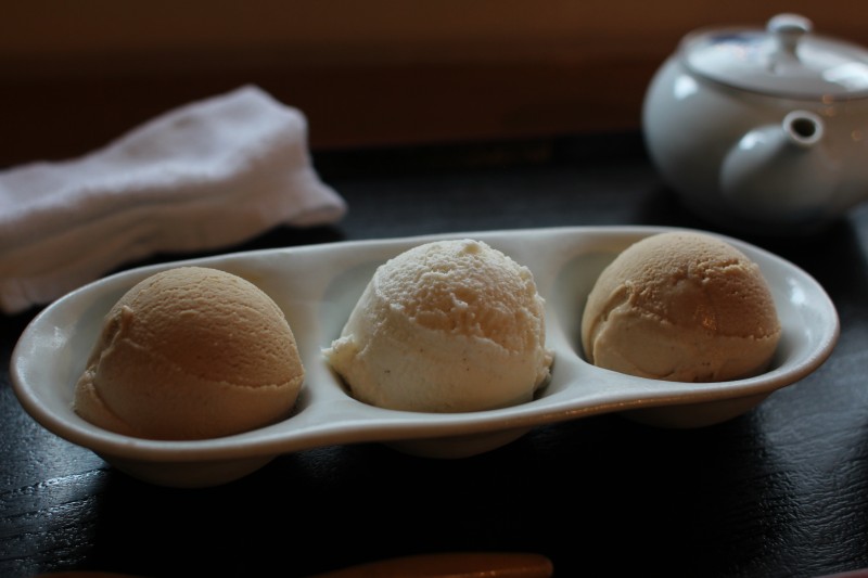 Kuromitsu (Black Sugar Syrup) ice cream