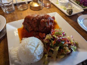 Lamb Shank at Galata Bistro Mediterranean Grill
