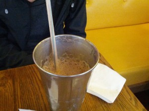 chocolate shake 