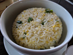 Egg and scallion fried rice