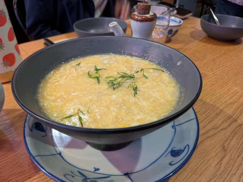 Chicken sweet corn soup