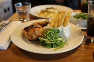 1/2 Free range chicken, salsa verde