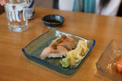 Amber Jack Nigiri (Kona Kampachi) 