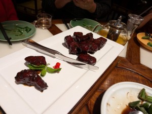 Diced Black Pepper Honey Angus Beef at Bistro Na's