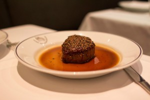 Fillet steak au poivre