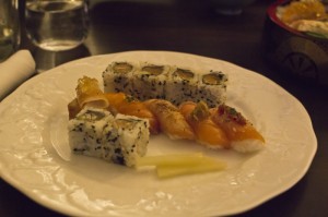 Salmon Sushi Lunch